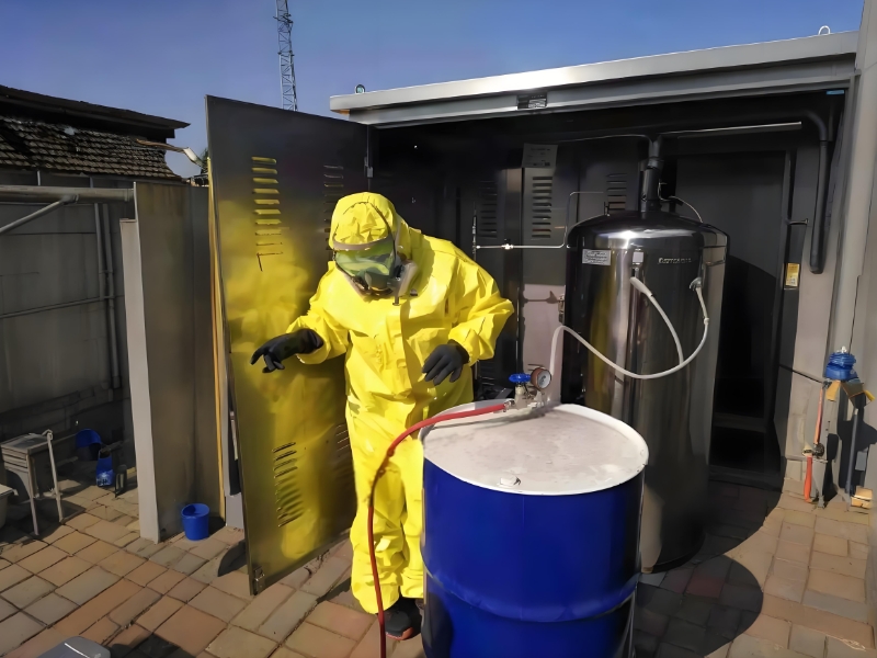 乙胺貯存使用現(xiàn)場(chǎng)